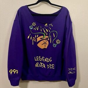 Juice World 999 Legends Never Die Crewneck UPCYCLED Into Women's Approx. XL- XXL
